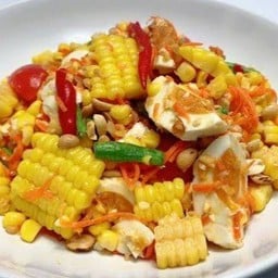 ตำข้าวโพดใข่เค็ม