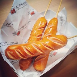 ไส้กรอกไก่จัมโบ้ทอด (ไม้)