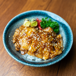 ข้าวหน้าไก่ย่างฮิจิกิ