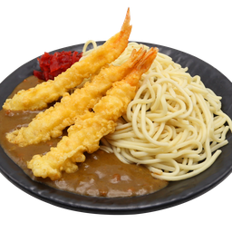 ราเมงแกงกะหรี่กุ้งเทมปุระ