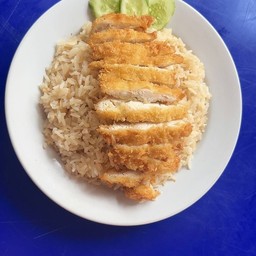 ข้าวมันไก่ทอด