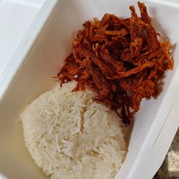 ข้าวเหนียว+หมูเส้น