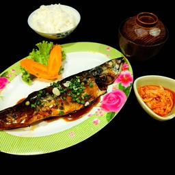 เซต ปลาซาบะ ย่างซีอิ๊ว/เกลือ