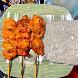 ไก่ย่างแดง+ข้าวเหนียว