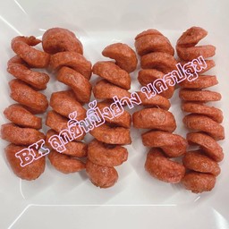 ไส้กรอกแดงเกลียวทอดกรอบ