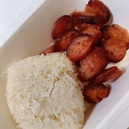ข้าวเหนียว+กุนเชียงทอด