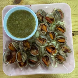 หอยแครงลวกจิ้ม