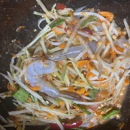 ตำไทยกุุ้งสด
