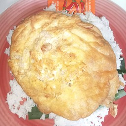 ข้าวไข่เจียวกุ้งสับ