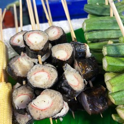 จ้อกุ้งห่อสาหร่าย