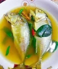 ปลาทู ต้มขมิ้น (ปลาทู1ตัว)