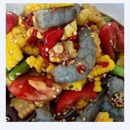 ตำข้าวโพดกุ้งสด