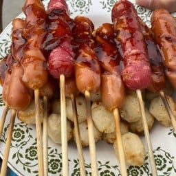 ลูกชิ้นปิ้งเตาถ่าน