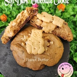 Peanut butter Dark chocolate 1ชิ้น
