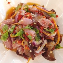 ยำแหนมเห็ดรวม