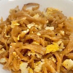 ไชโป๊วผัดไข่+ข้าวสวยนุ่มๆ อร่อย