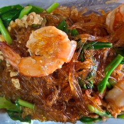 วุ้นเส้นผัดซีอิ๊วกุ้ง