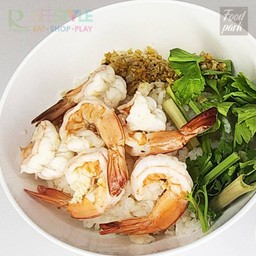 ข้าวต้มกุ้งน้ำ-แห้ง