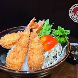 เอบิคัตสึด้ง (ข้าวหน้ากุ้งทอดทงคัตสึ)