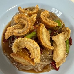 ตำเส้นเล็กแคปหมู