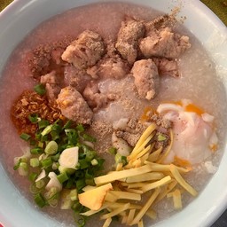 โจ๊กหมูล้วนใส่ไข่(เมนูใส่ไข่จะแยกไข่ไปให้ทุกถุงนะคะ)