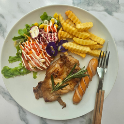 บัดดี้เซต 4-ไก่+ไส้กรอก