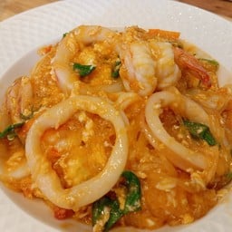 วุ้นเส้นสุกี้ทะเล (กุ้ง+ปลาหมึก)