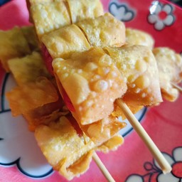 เกี๊ยวห่อลูกชิ้นแดง (1ชุด)