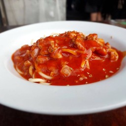 สปาเก็ตตี้ผัดซอสหมู