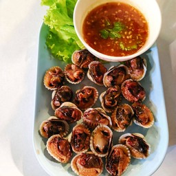 หอยแครงลวก