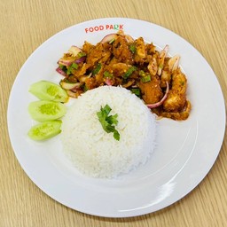 ข้าวยำไก่แซ่บ