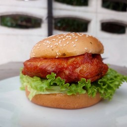 เบอร์เกอร์ไก่สไปซี่