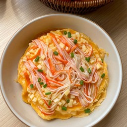 ไข่ข้นเต้าหู้ปูอัด