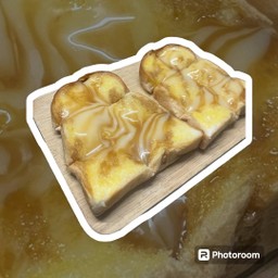 ปังปิ้งเนยนม + คาราเมล