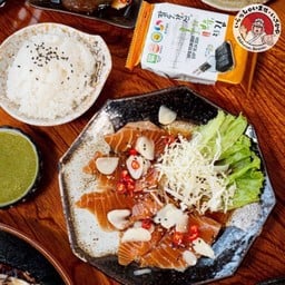 แซลมอนดองซีอิ๊วญี่ปุ่น