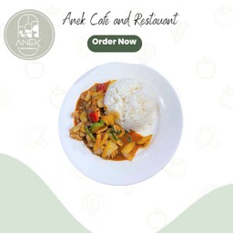 โปรโมชั่น (จานเดี่ยว)ข้าวผัดพริกเผาไก่