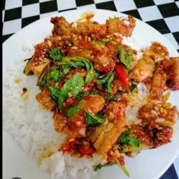 ข้าวยำไก่เเซ่บ