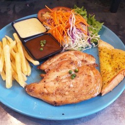 สเต็กไก่พริกไทยดำ