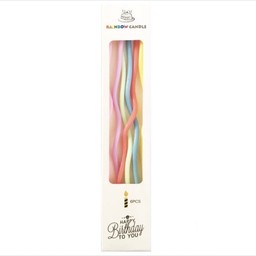 เทียนสีพาสเทล ยาว