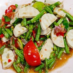 ตำถั่วหมูยอ(ปลาร้า)