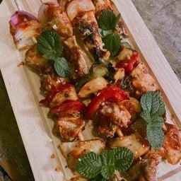 BBQ  บาบีคิว  ซอสทำเอง  & ของทานเล่น พุทธบูชา