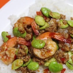 ผัดสะตอกุ้ง