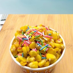 ข้าวโพดคลุกเนย+เกล็ดเรนโบว์