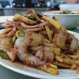 ซุปหน่อไม้กุ้งสด