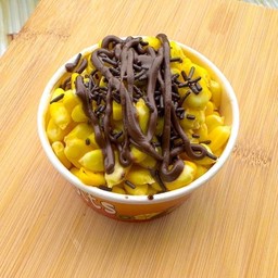 ข้าวโพดคลุกเนย+ช็อกโกแลต