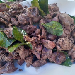 เครื่องในไก่ทอด