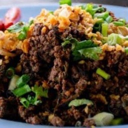 ลาบหมูสุก