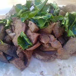 ตับหมูทอด