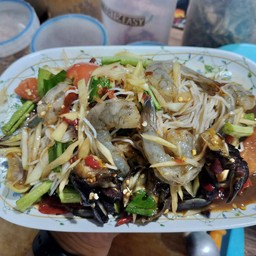 ตำซั่วกุ้งสด