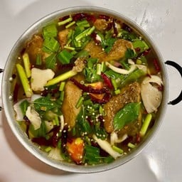 ต้มโคล้งปลาแรดหม้อไฟ